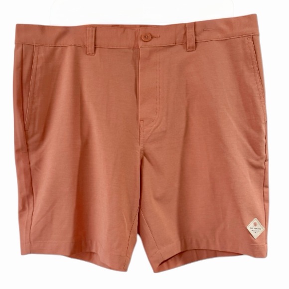 Travis Mathew Other - Travis Mathew Tech Chino Shorts Mens 38‎ Pink Terra Cota Performance Golf New